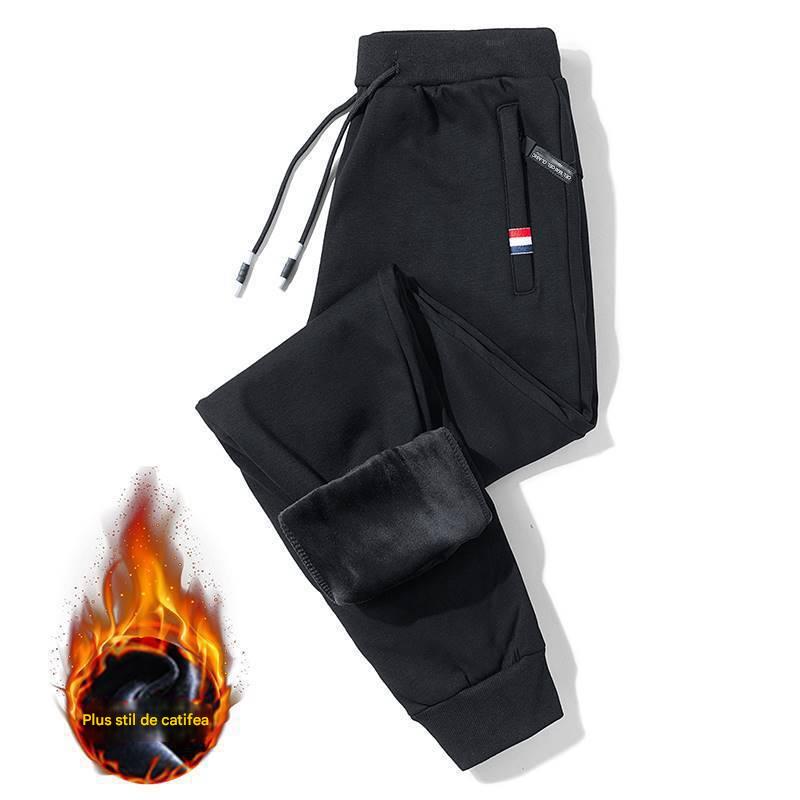 👖50%OFF👖Pantaloni de iarnă pentru bărbați, de catifea, îngroșați, lejer, calduri