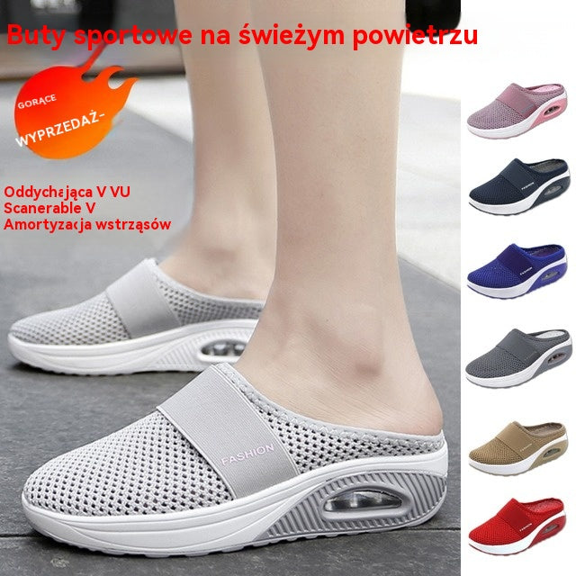 [Najlepiej sprzedające się nowe buty damskie] [Rozmiary 35-43] Nowe buty Air Cushion Hollow Mesh-4242055