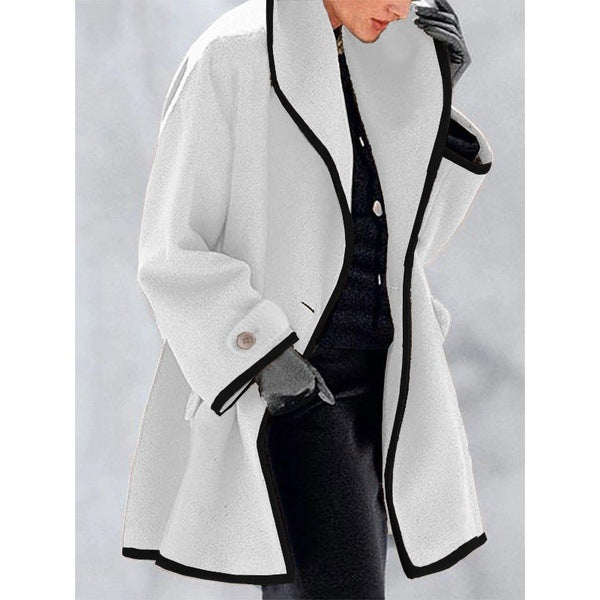 🥰【S-5XL】Novi jesenski in zimski topli volneni plašč-4112460