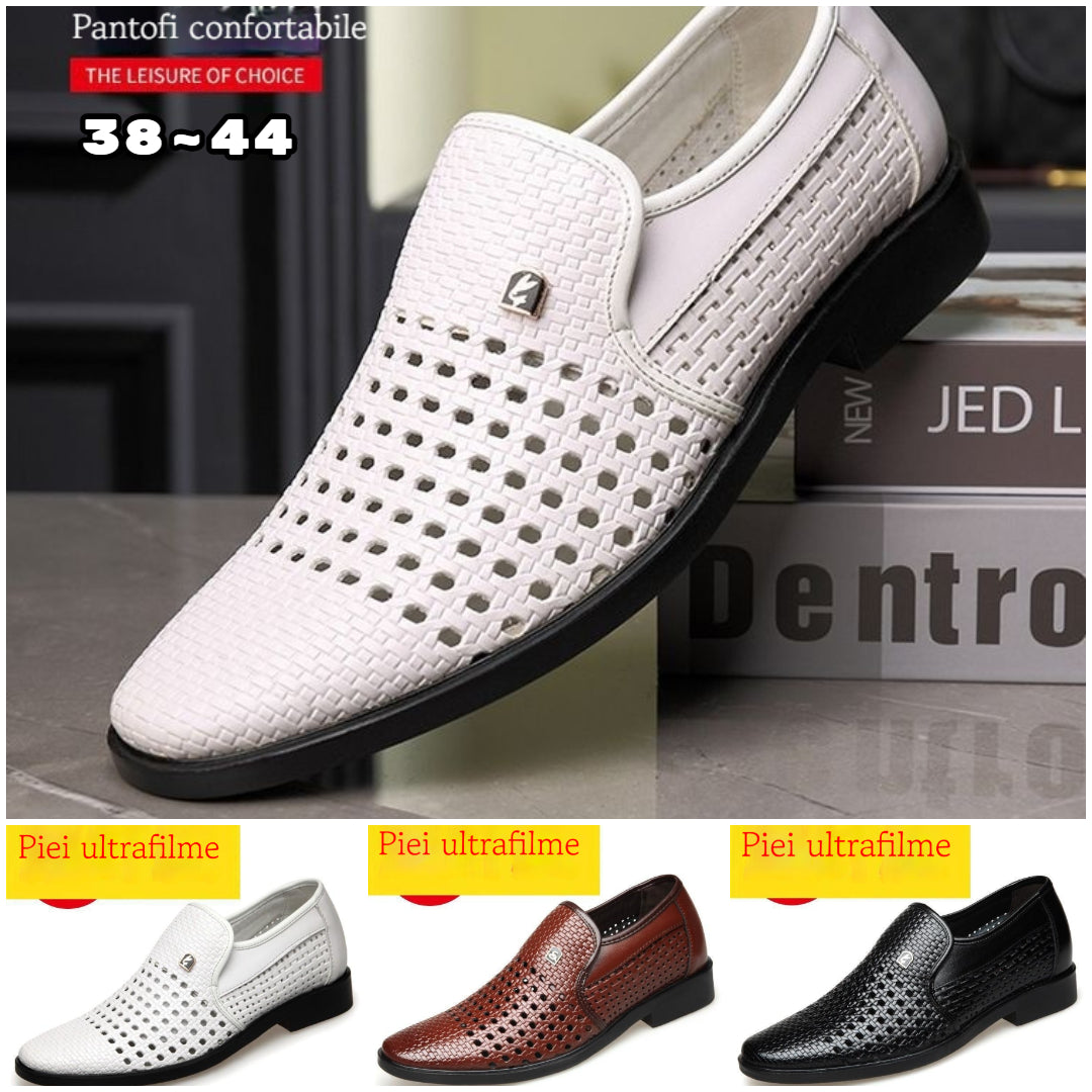 【Cumpără unul, primești unul gratuit】【38-44】Sandale casual din piele pentru bărbați-4005233