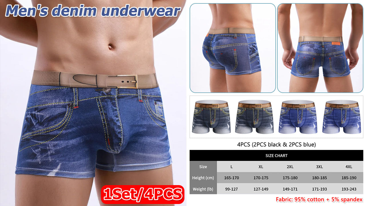 🩳【Cumpără 4, primești 4 gratis】Boxeri respirabili din bumbac pentru bărbați-3970880