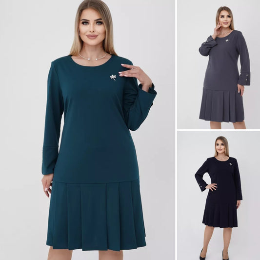 💚👗【S-5XL】Rochie la modă de înaltă calitate-3824674