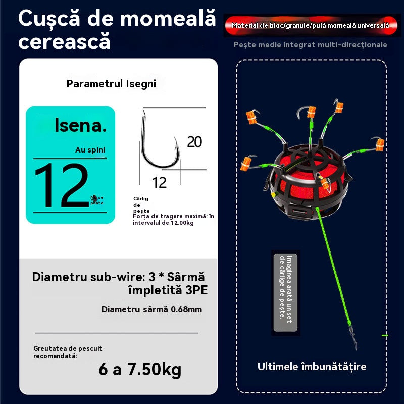 Nowa klatka na przynętę typu bottom-up, klatka na przynętę typu block-3999127