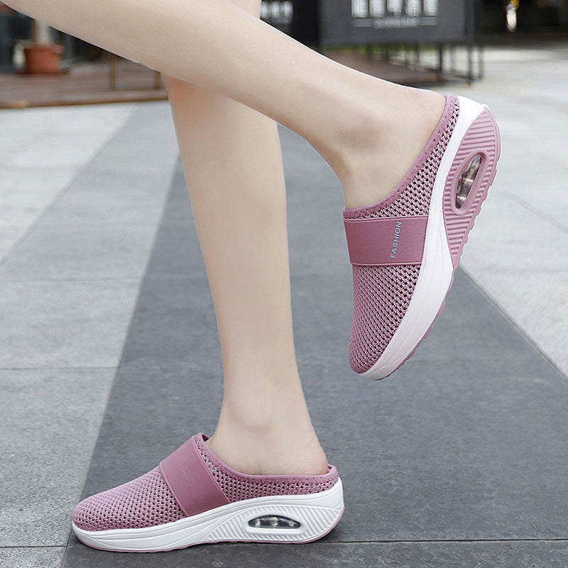 [Najlepiej sprzedające się nowe buty damskie] [Rozmiary 35-43] Nowe buty Air Cushion Hollow Mesh-4242055