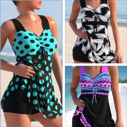 🩱🏖️【S-4XL】 2025 nou costum de baie imprimat pentru femei-3968793