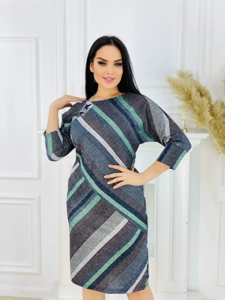 🌞🔥【S-5XL】Rochie calduroasa noua de toamna si iarna-3801845