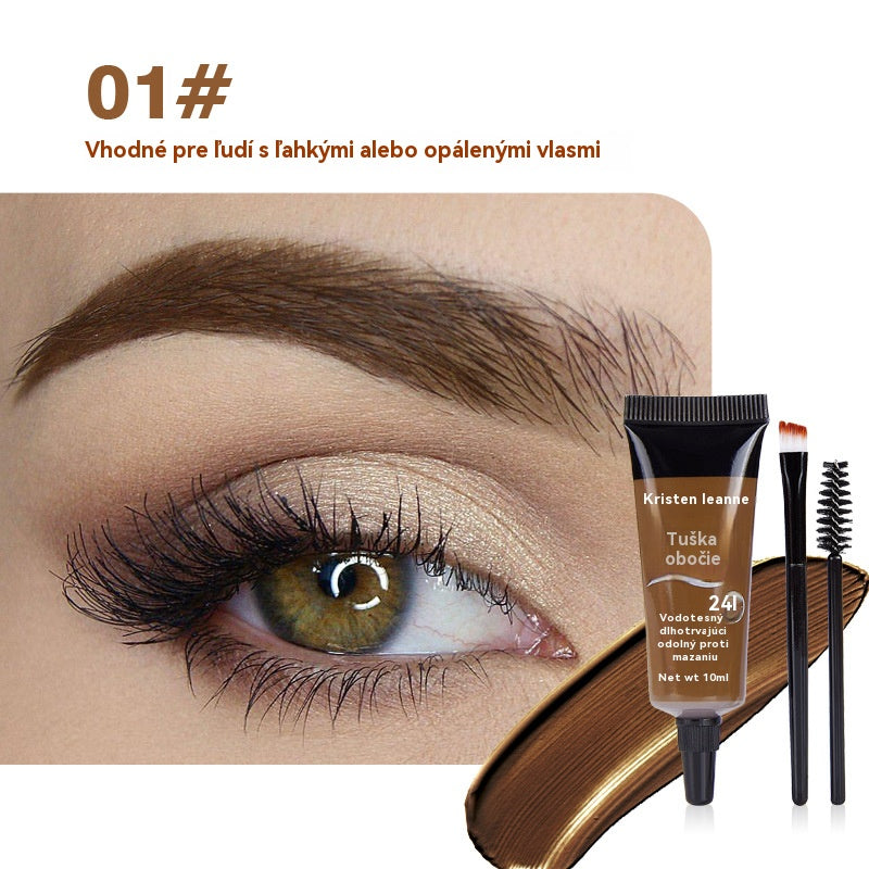 ⏳【Kup 1, získej 1 zdarma】⭐Dlouhotrvající, voděodolný a nerozmazávající se tekutý gel/krém na obočí (se štětcem na obočí)-4230026