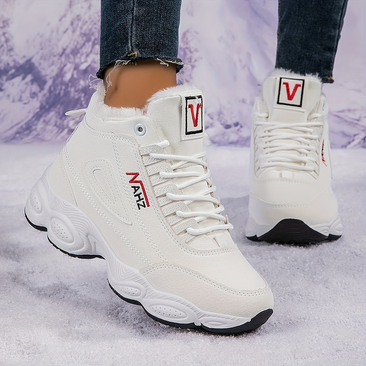 popusta na ograničeno vrijeme: 2025. nova kolekcija visokokvalitetnih ženskih zimskih tenisica s debelim potplatom-4210176
