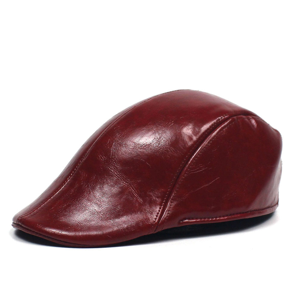 🔥【Cumpărați 2 obțineți 1】Beretă vintage din piele premium-3807924