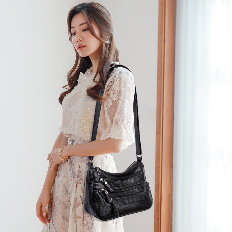 2025 Nova velika zmogljivost enojne ramenske torbe za ženske