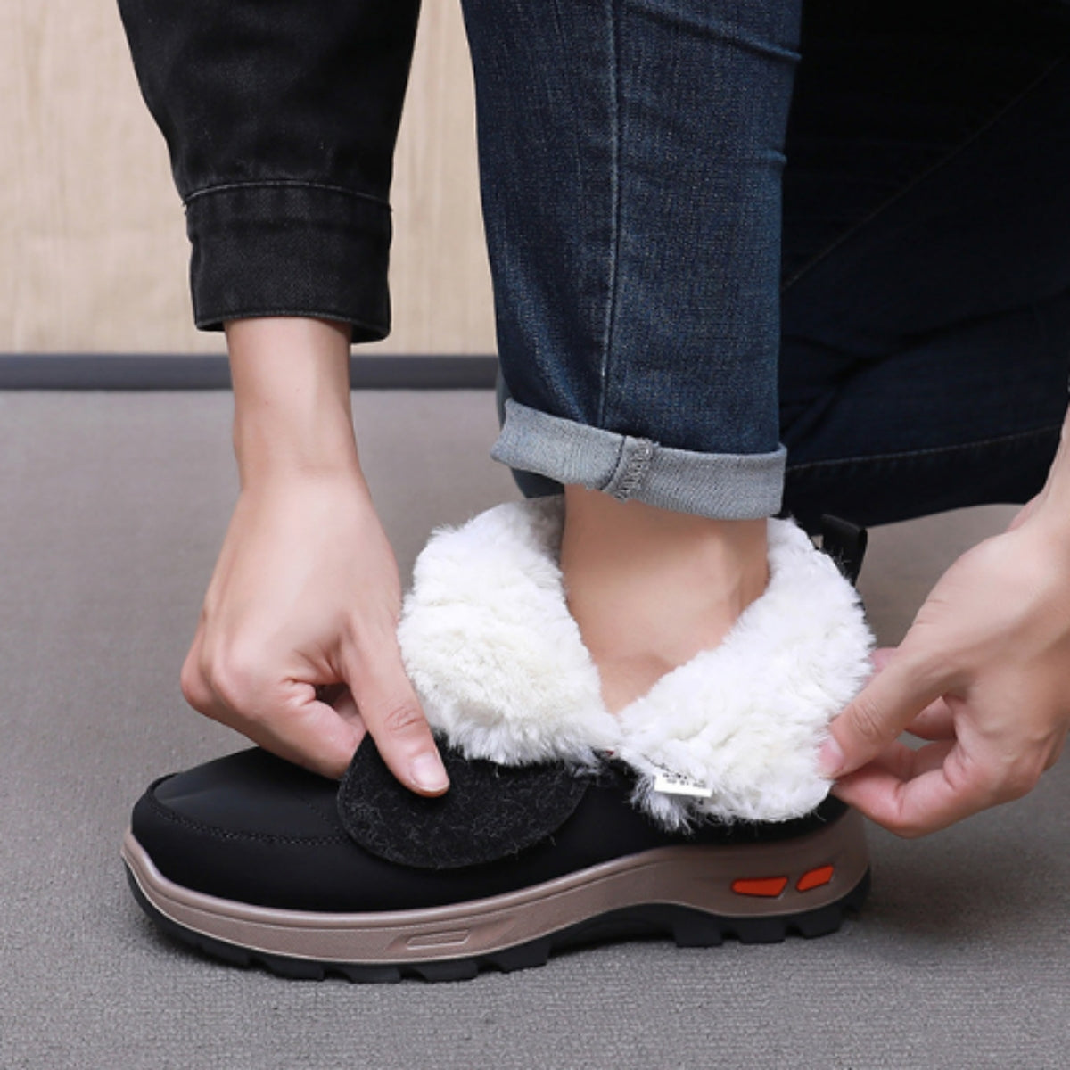 🔥【Časovo obmedzená ponuka】👟Pánske zimné bavlnené čižmy s flísovou podšívkou