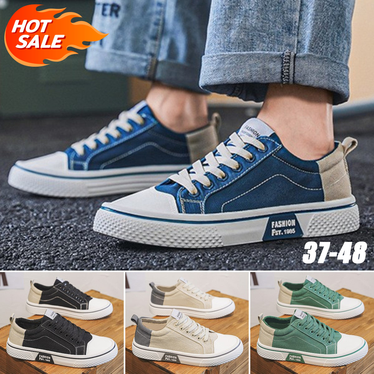 💥【Cumpărați 1 și primiți 1 gratuit】💥（37-48）Pantofi de pânză pentru bărbați, vara 2025, noi, confortabili și respirabili, cu talpă moale și versatili-4023232