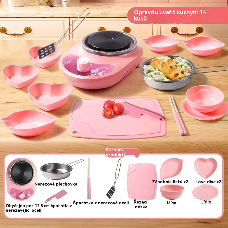 🔥 50% POPUSTA! 🎁 Pravi dječji mini kuhinjski set 🍳✨-4193268