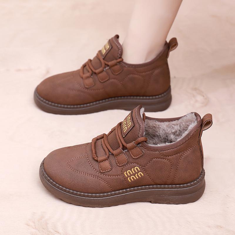 🔥【35-41】Zima 2025, nový styl sametových a silných teplých sněhulek, pohodlné a protiskluzové silné podrážky vám neunaví nohy-4189367