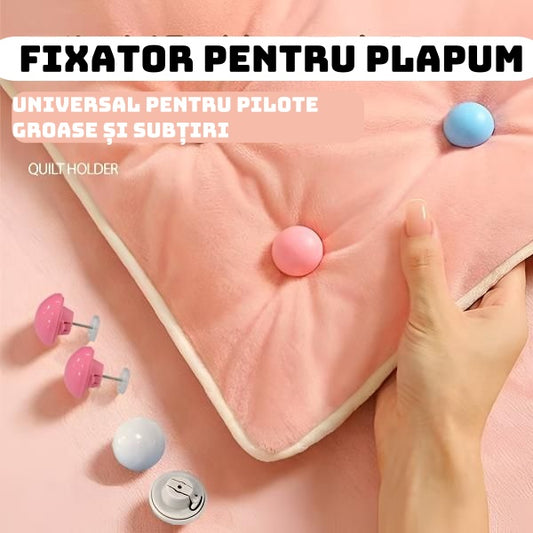 ✨ 【20 buc】Fixator pentru Plapumă - Stabil și Ușor de Utilizat!📍Universal pentru pilote groase și subțiri-4108772