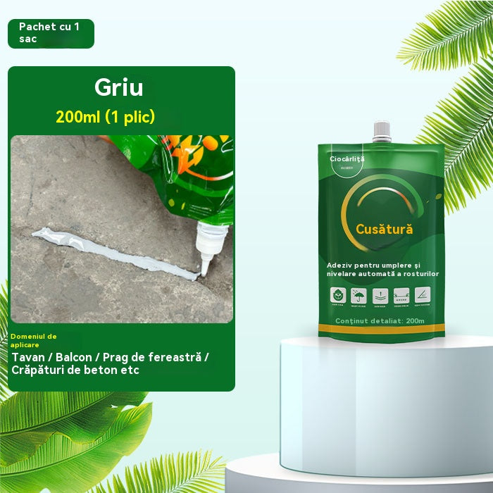 🏗️💧🔥Cumpărați 1 obțineți 1 gratuit🔥Adeziv autonivelant pentru silicon de acoperiș cu ciment, adeziv pentru repararea solului, adeziv impermeabil pentru acoperiș etanș-4062690