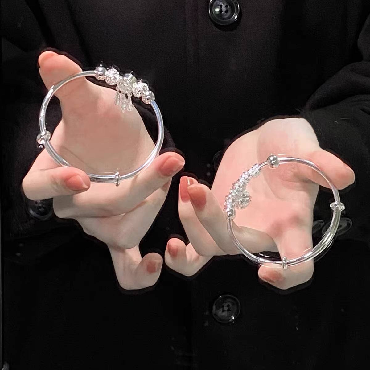 【30%OFF】✨【Cumpărați 1 obțineți 1 gratuit】Brățară reglabilă din argint 925-4025691