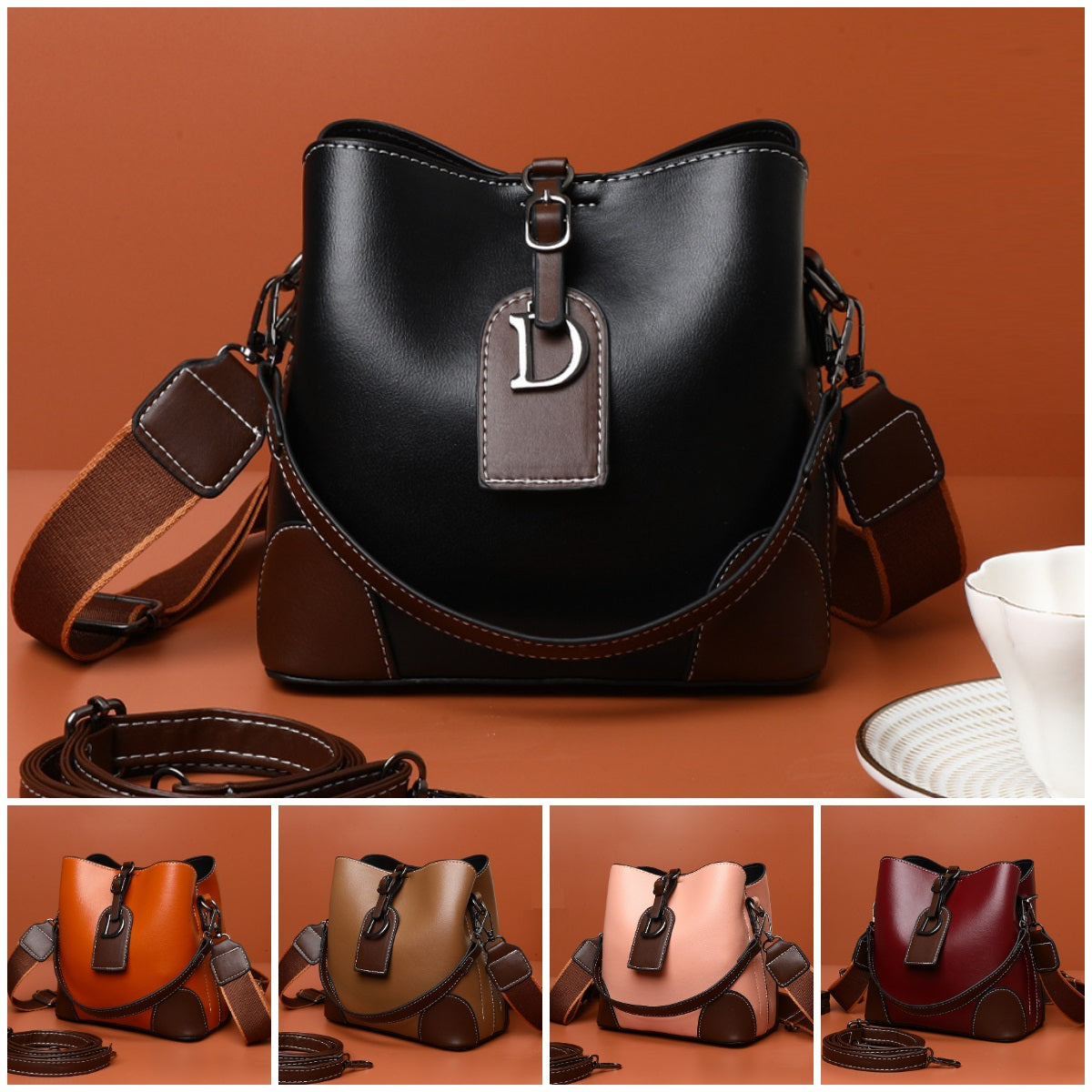 🔥🔥👜【50% OFF！！！】2025 Nouă geantă de mână multifuncțională din piele naturală de înaltă calitate [3 tipuri de curele incluse]-3900565