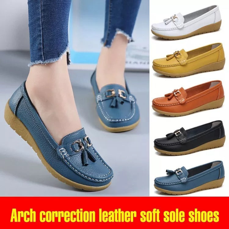 【Cumpărați unul, primiți unul gratuit】【35-44】 2025, pantofi din piele pentru femei, la modă nouă-3972413