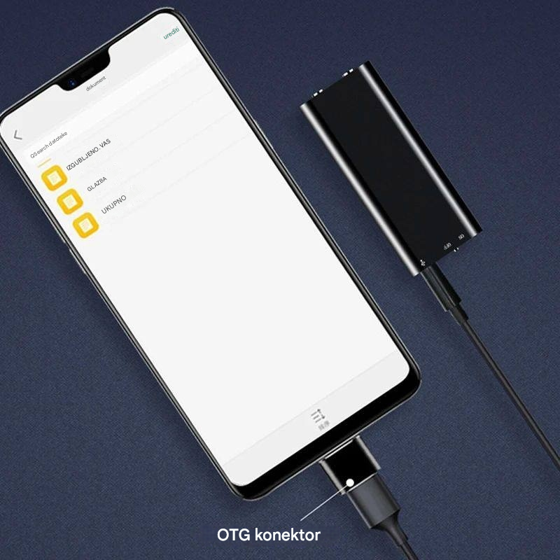 Mini snimač glasa s pametnom glasovnom aktivacijom-4227935