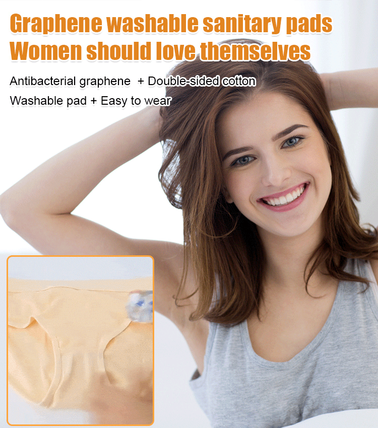 【🔥Zimska rasprodaja】【Kupi 5 kom】 Perivi antibakterijski jastučić od grafenskog pamuka-4199738