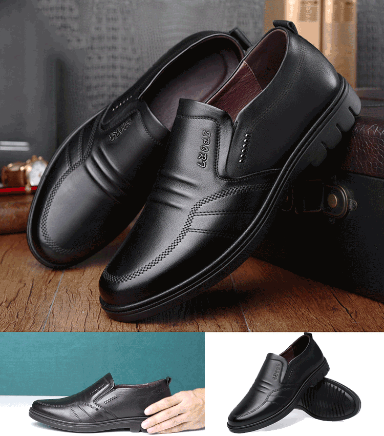 🔥Oferta ograniczona czasowo🔥【39-44】Meskie skorzane buty biznesowe-4234856