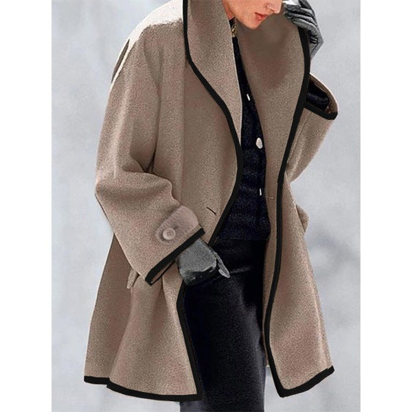 🥰【S-5XL】Novi jesenski in zimski topli volneni plašč-4112460