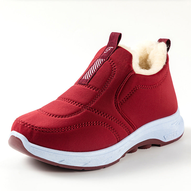 👞 Női téli cipő meleg pamutból, vízálló és melegítő.-4135786