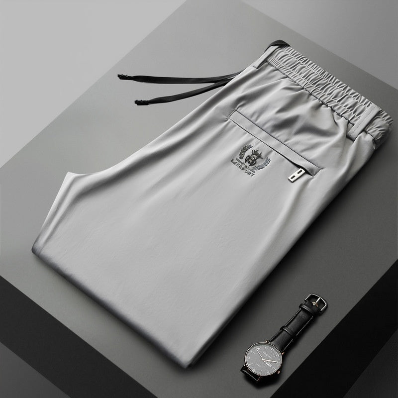 🔥【Cumpără 1, primești 1 gratuit】Pantaloni noi de mătase elastică din gheață pentru primăvară și vară 2025-3987778