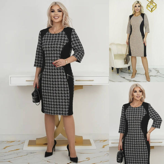 💜💚【S-5XL】Kiváló minőségű divatos ruha-4150619