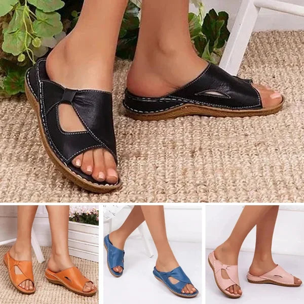 🎁Cumpărați 1 obțineți 1 gratuit【30% OFF】🔥【35-43】👡Noua modă de petrecere a timpului liber confortabilă moale de jos plaja doamnelor papuci-3967451