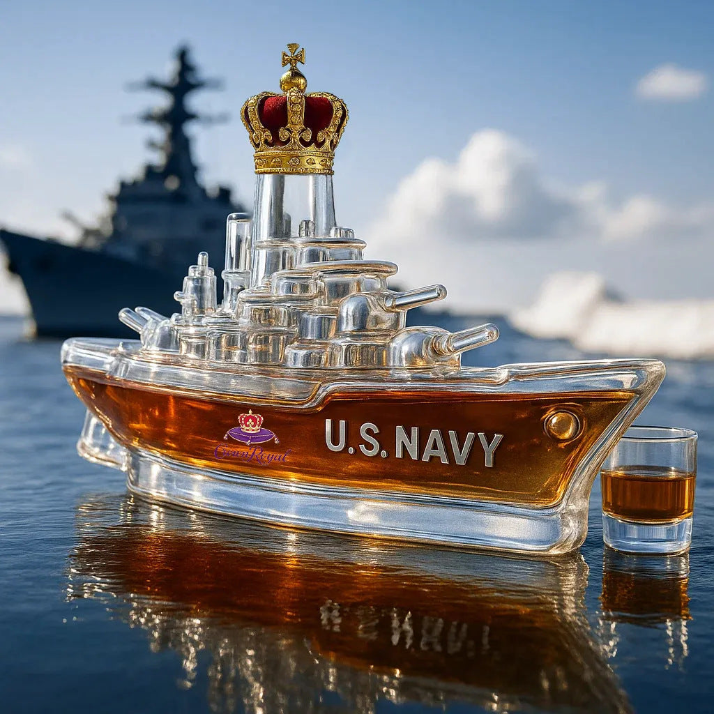 🚢【Cumpărați 1 obțineți 1 gratuit】 Set de sticle de whisky cu design amuzant｜Sticlă de whisky submarin｜Cadou original și decor cool pentru bar-4066412