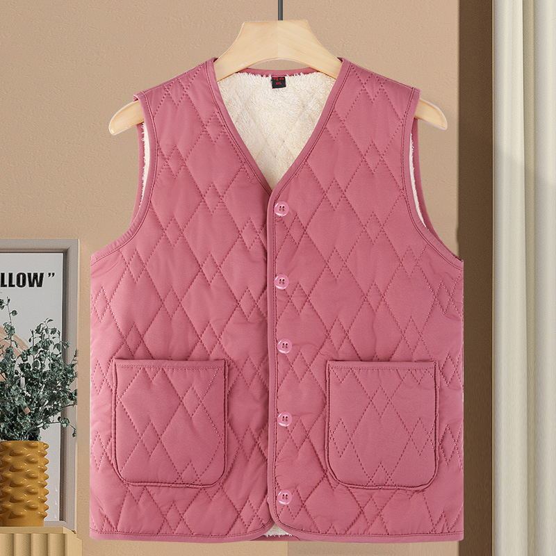 🔥🔥Vestă nouă, subțire și călduroasă, fără mâneci, pentru toamnă și iarnă-4102821