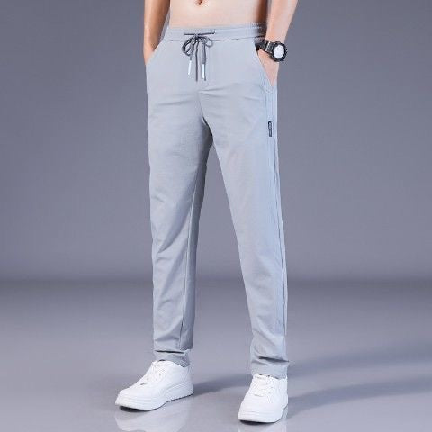 [Cumpărați 1, primiți 1 gratuit] [M-5XL] Pantaloni casual pentru bărbați, elastici, de culoare uni-3923412