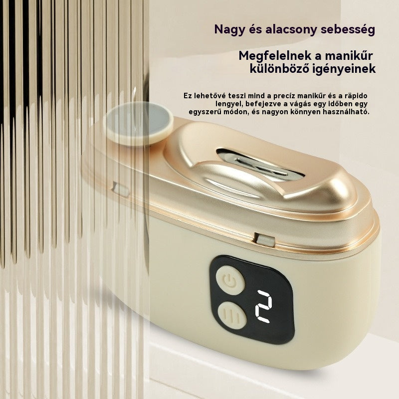 💅✨Multifunkciós elektromos körömreszelő, elektromos körömvágó becsípődésgátlóval