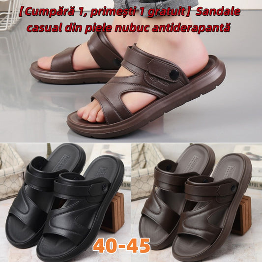 【Cumpără 1 primești 1 gratis】 Sandale casual din piele pentru bărbați-4019151
