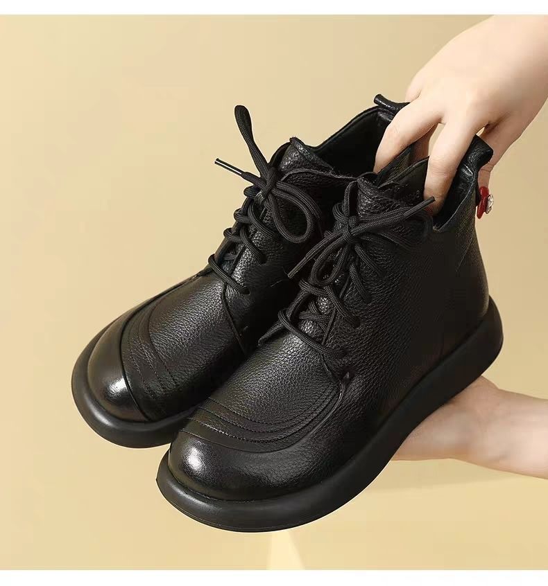 🔥【35-40】cizme ortopedice noi de dama din piele marime plus-4080198