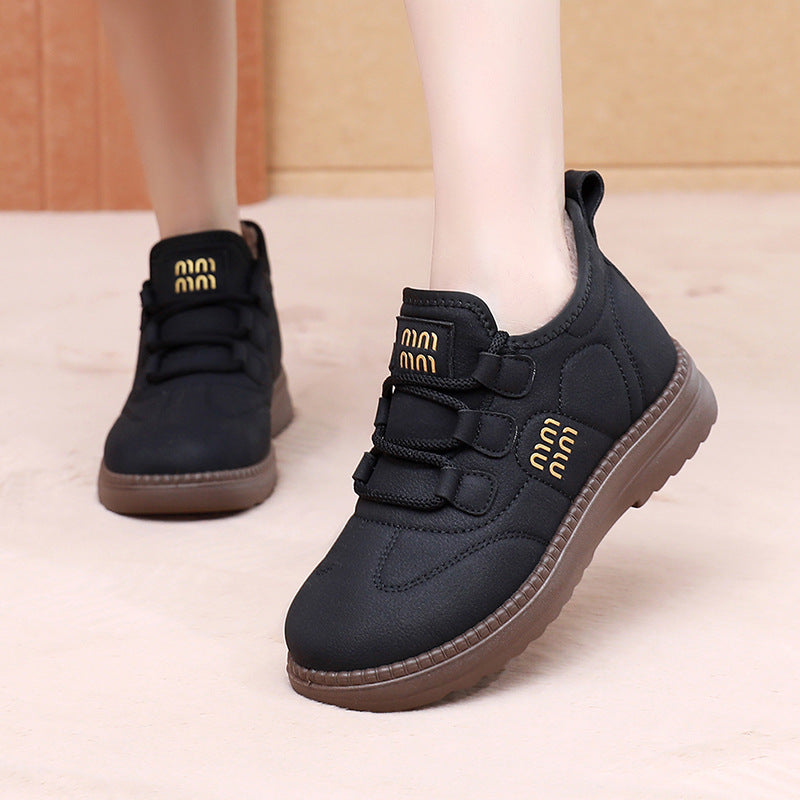 🔥【35-41】Zima 2025, nový styl sametových a silných teplých sněhulek, pohodlné a protiskluzové silné podrážky vám neunaví nohy-4189367