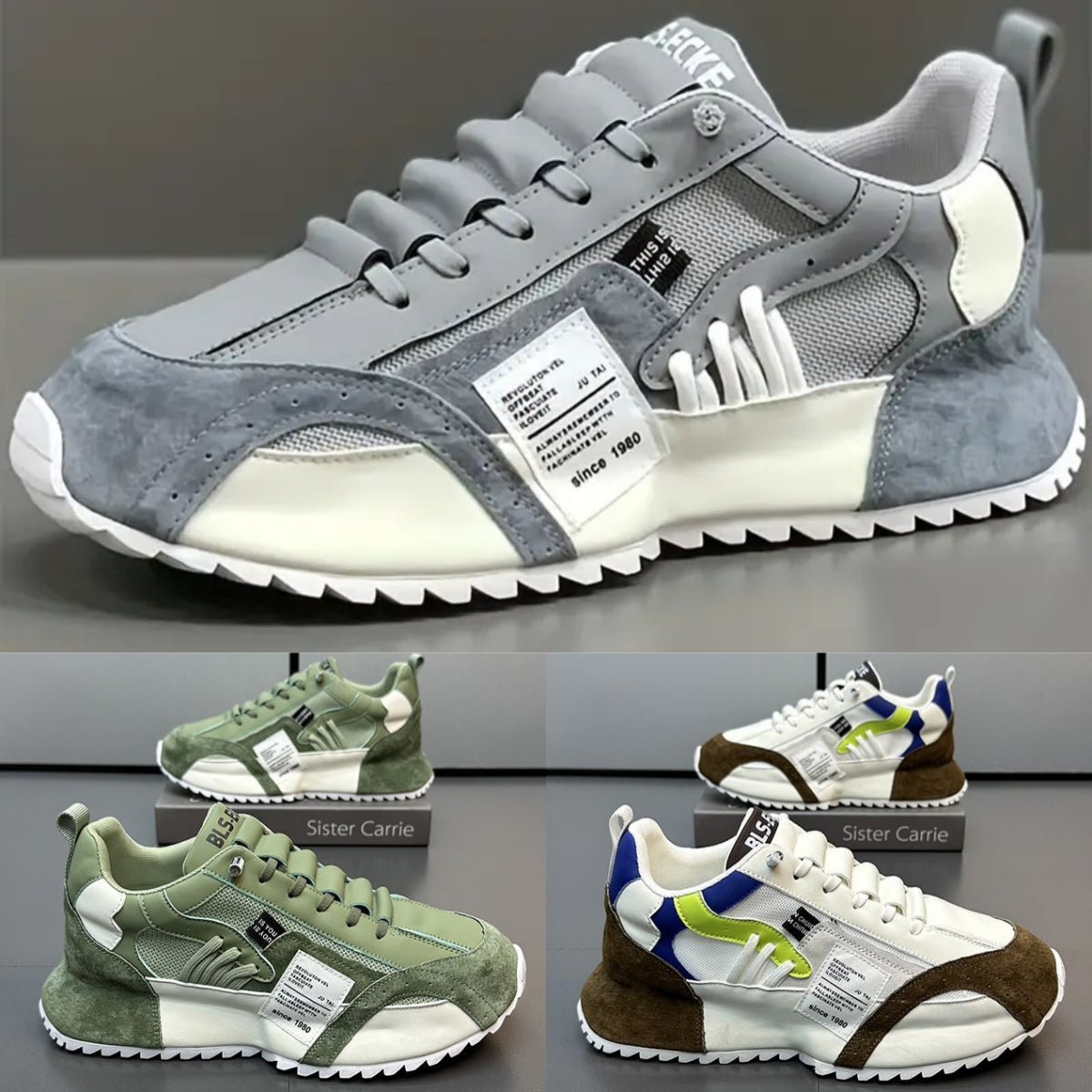 ✨🌈【39-47】 iarna 2024, pantofi casual pentru bărbați, de înaltă calitate, la modă, cu talpă groasă-3829055