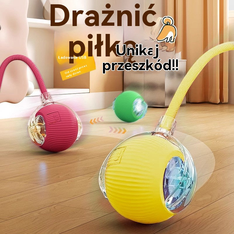 🐱🐕【Kup 1, otrzymaj 1 gratis】Inteligentna elektryczna piłka dla kota grawitacyjnego (wodoodporna)