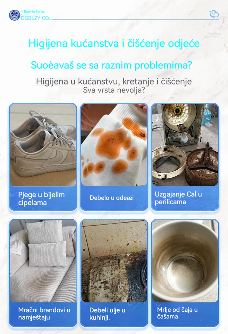 🔥【🎁Kupite 3 kutije, dobijte 3 gratis】 ✨【Brzo čišćenje】💦 Višenamjenske šumeće tablete za čišćenje kućanstva-4171275