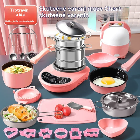 🔥 50% POPUSTA! 🎁 Pravi dječji mini kuhinjski set 🍳✨-4193268