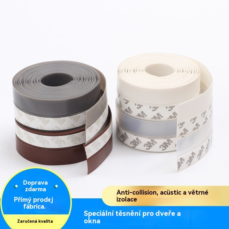 【Kup 1, získej 1】🚪 PVC spodní těsnící lišta dveří – Ochrana proti prachu a průvanu-4169830