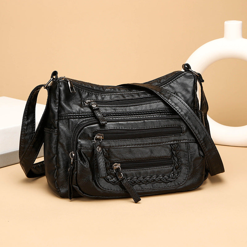 💥【Kupte 1 a získejte 1 zdarma】👜Nová velkokapacitní měkká kožená taška přes rameno-4148166