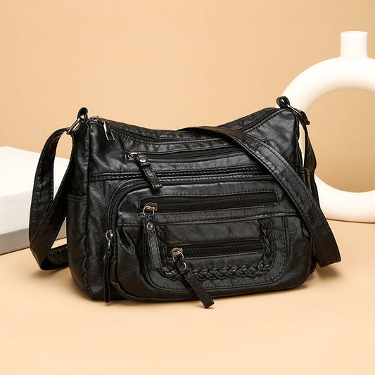 💥【Kupte 1 a získejte 1 zdarma】👜Nová velkokapacitní měkká kožená taška přes rameno-4148166