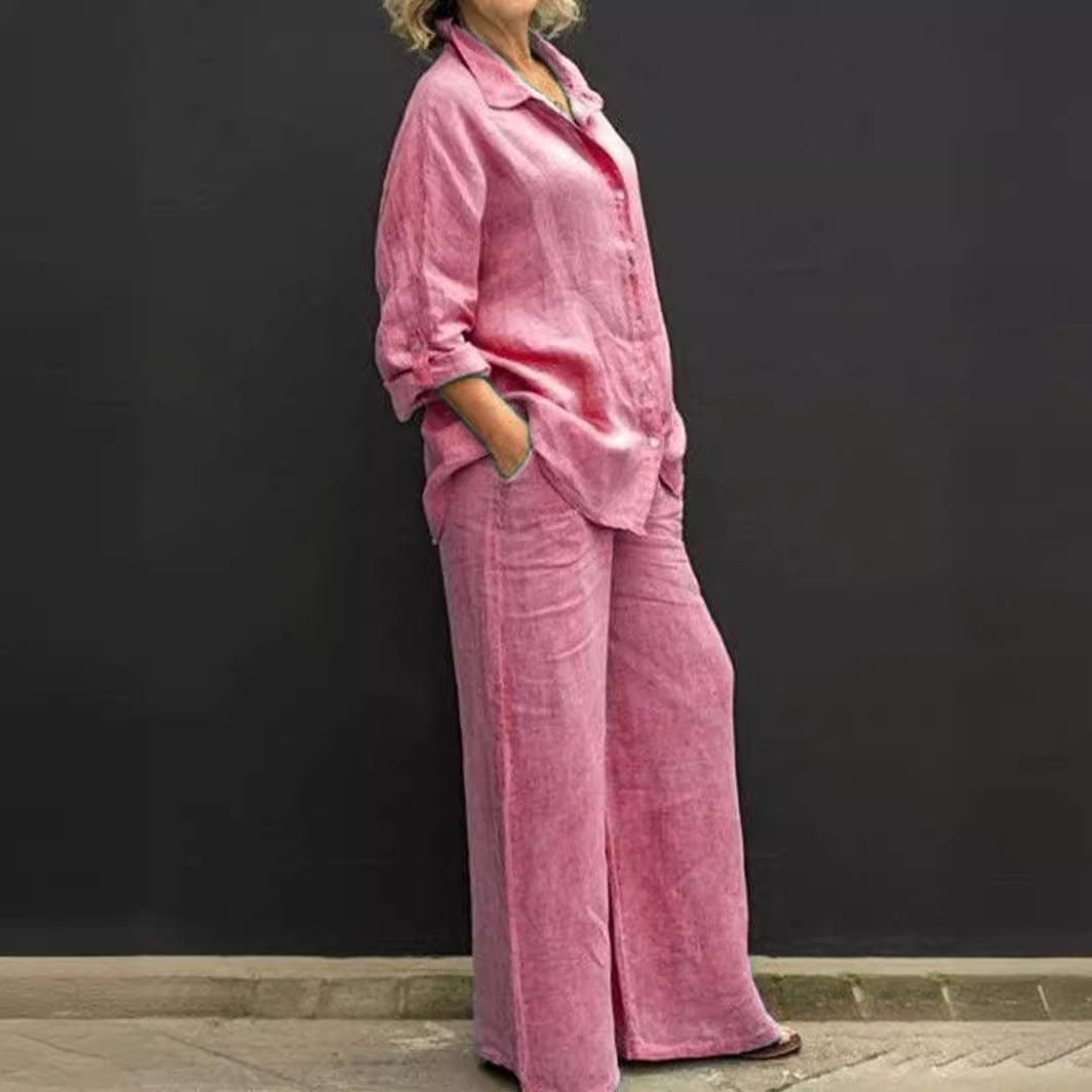 【S-5XL】Plus Size Νέο σετ γυναικείων πουκαμίσου 2026: Casual Urban Independent Women's Wear