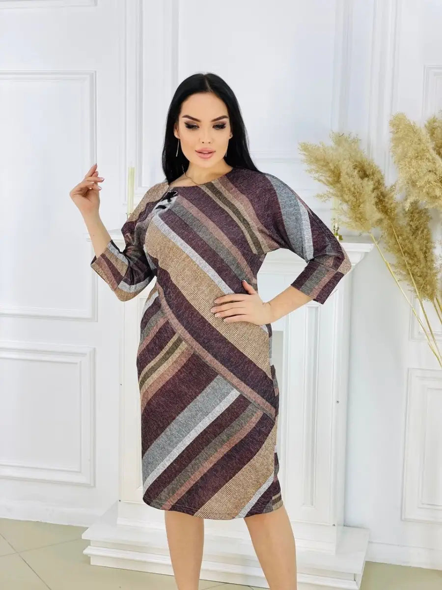 🌞🔥【S-5XL】Rochie calduroasa noua de toamna si iarna-3801845
