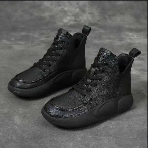 【30%OFF】Cizme mici din piele pentru sport și agrement noi, cizme martin cu talpă groasă, picioare confortabile și nu obosite-3803011