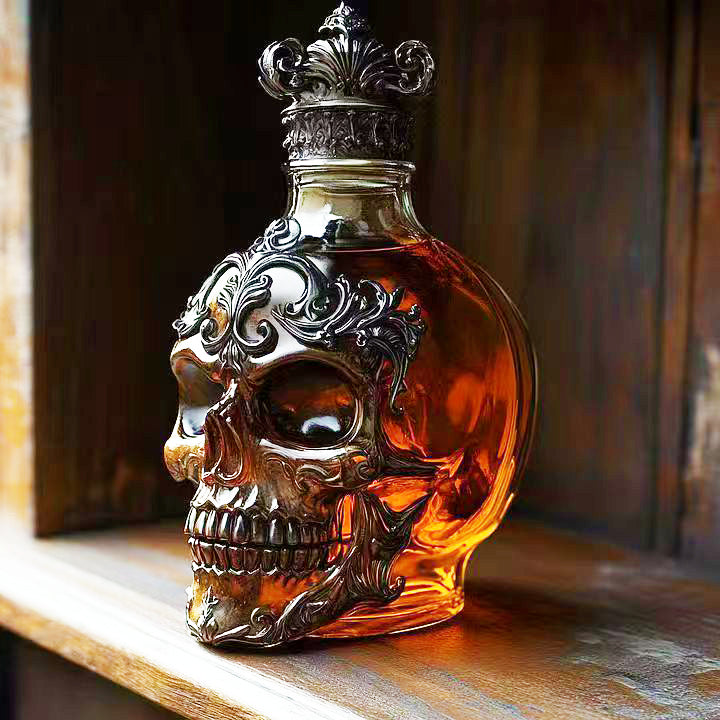 🍾🥃Set de sticle de whisky cu design amuzant (300–320 ml)｜6 modele creative și unice｜Cadou original și decor cool pentru bar-4074339