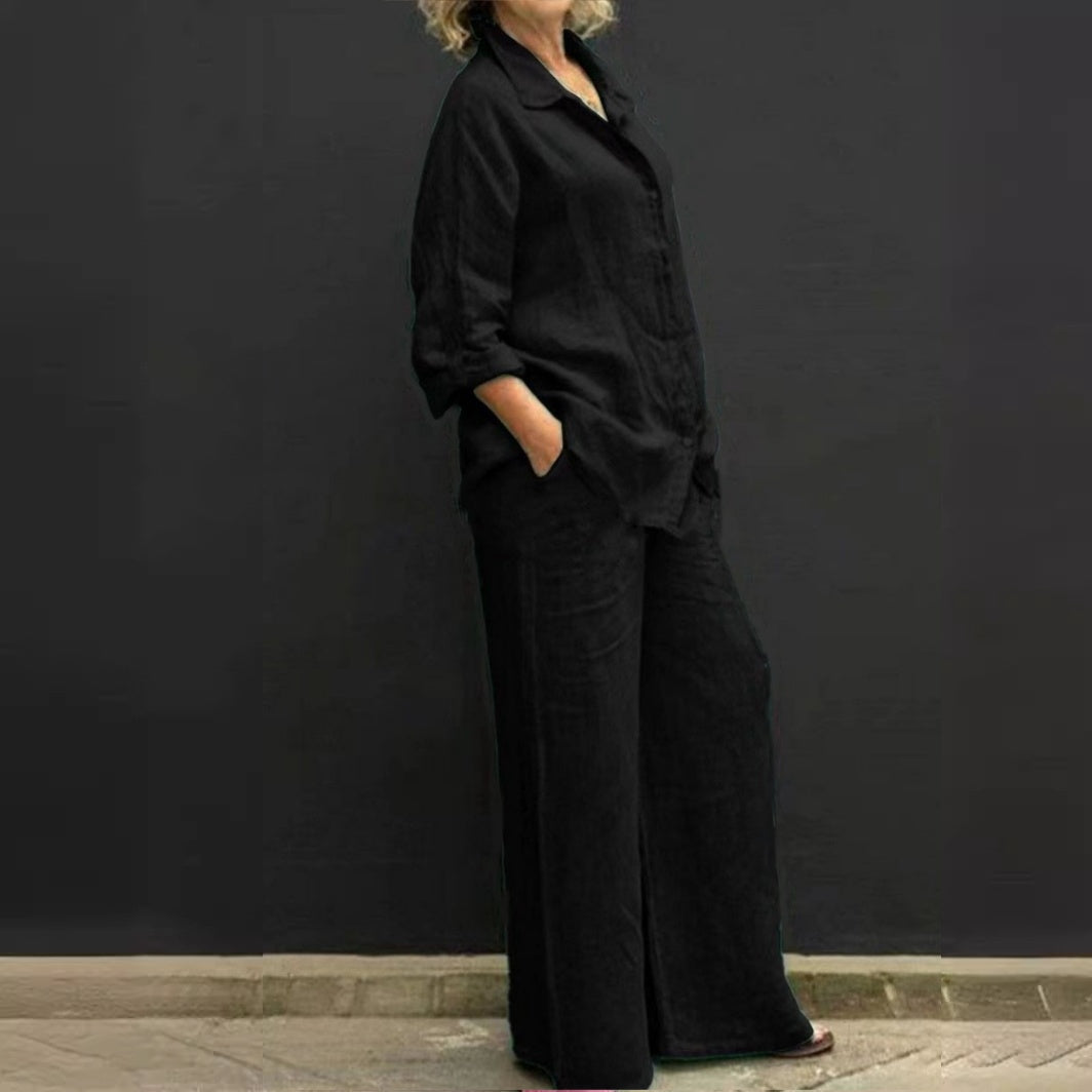 【S-5XL】Plus Size Νέο σετ γυναικείων πουκαμίσου 2026: Casual Urban Independent Women's Wear